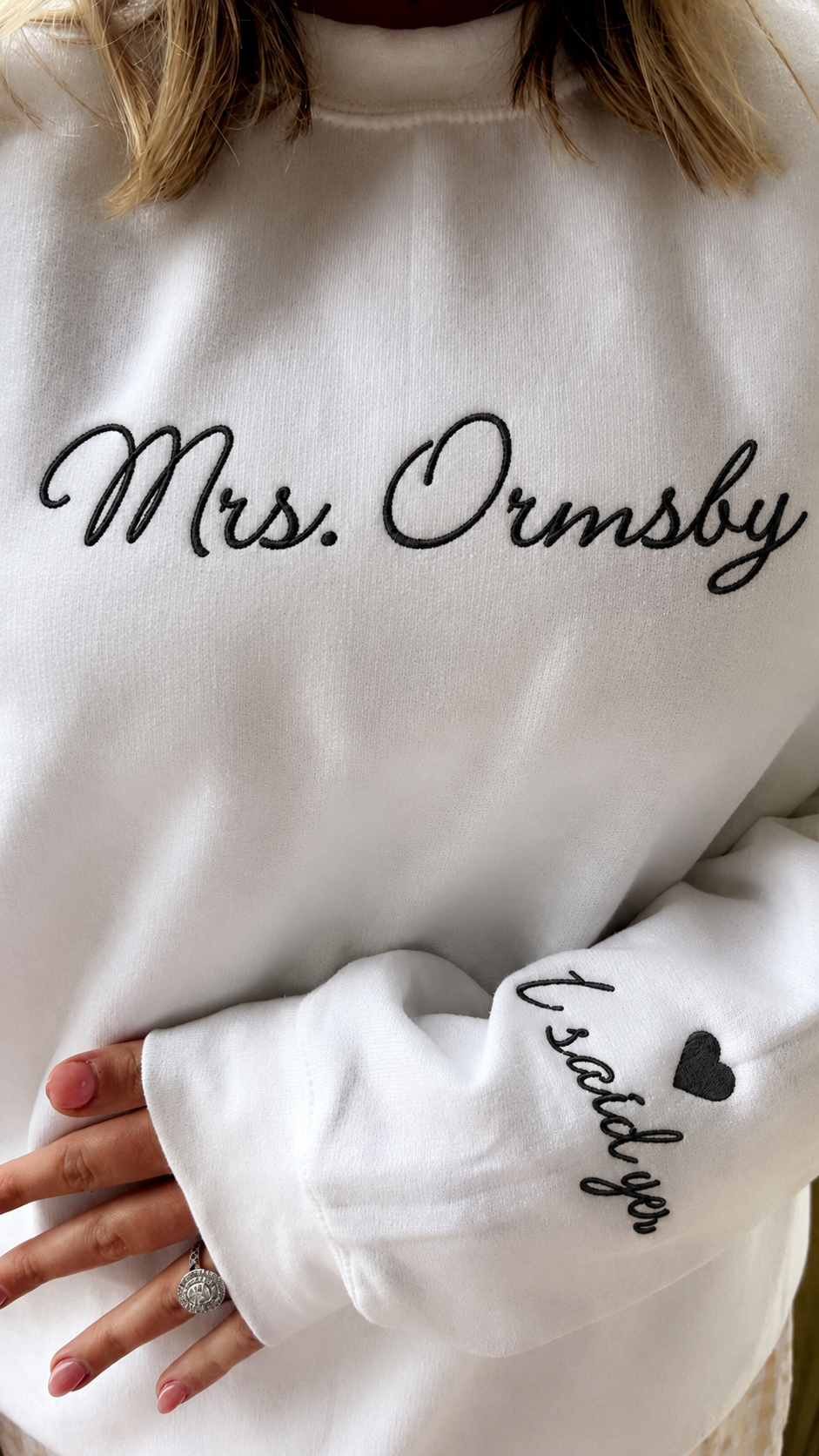 Custom Bride Mrs. Crew