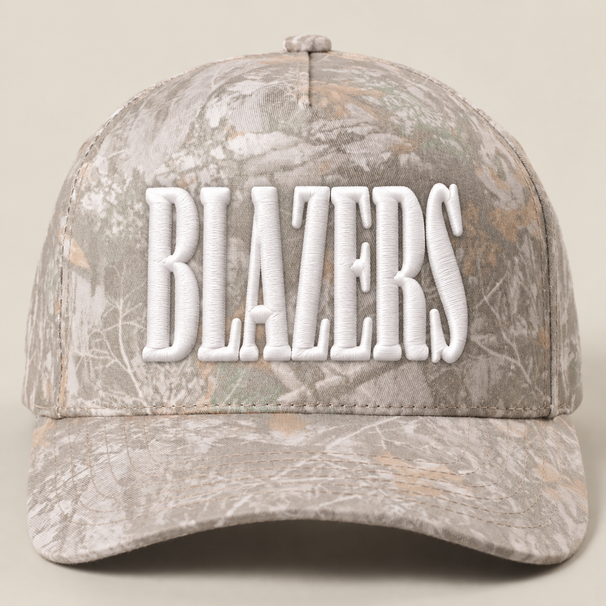 Blazers Camo Trucker Caps