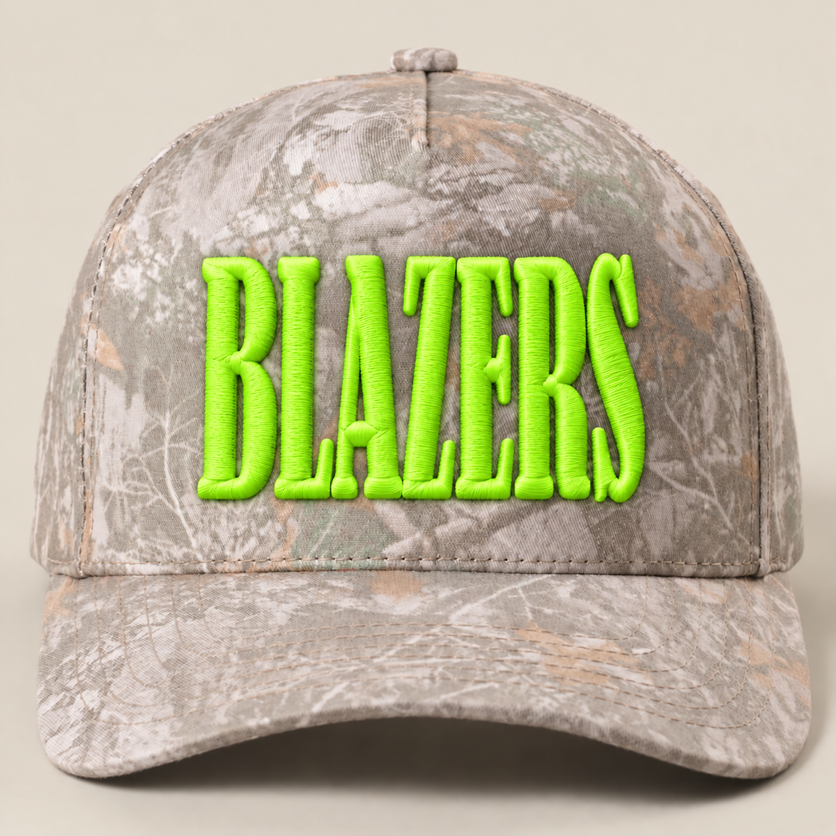 Blazers Camo Trucker Caps