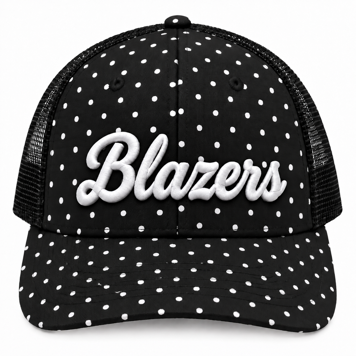 Blazers Polka Dot Caps