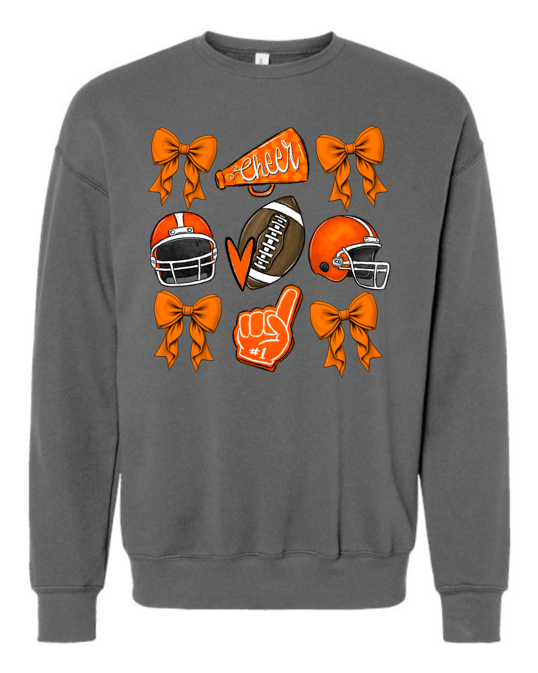 Orange Coquette Bow Shirts