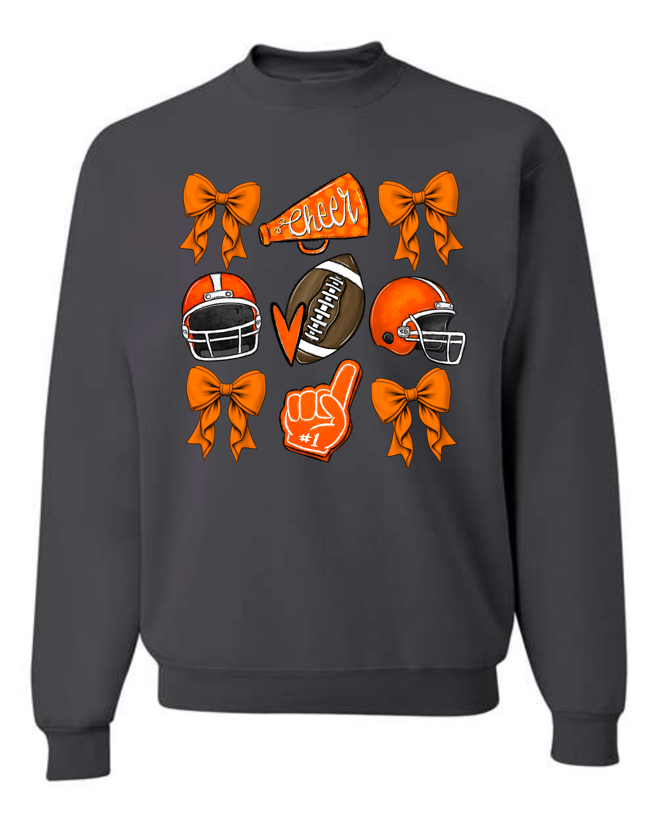 Orange Coquette Bow Shirts