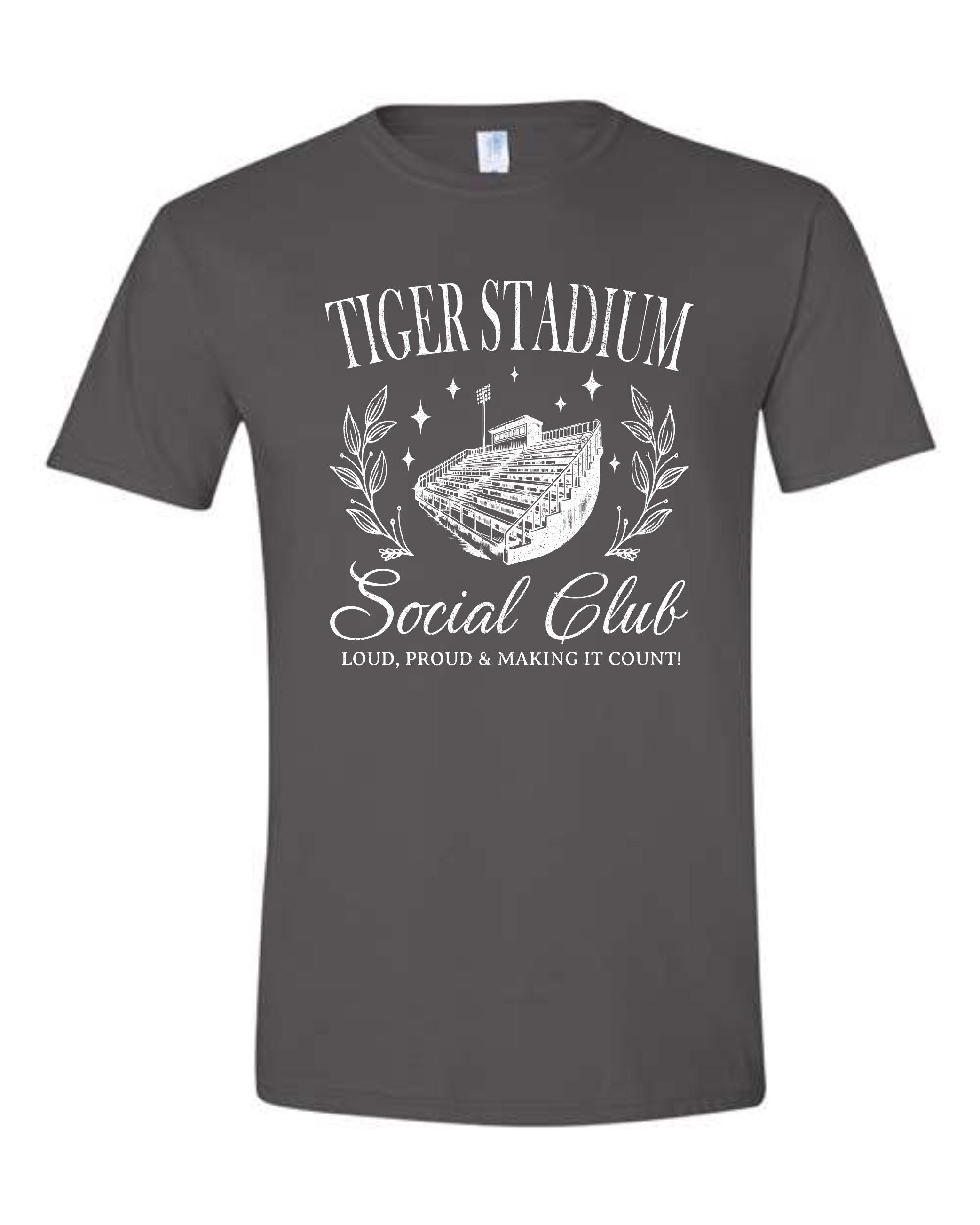Coweta Tiger Stadium Social Club Shirts