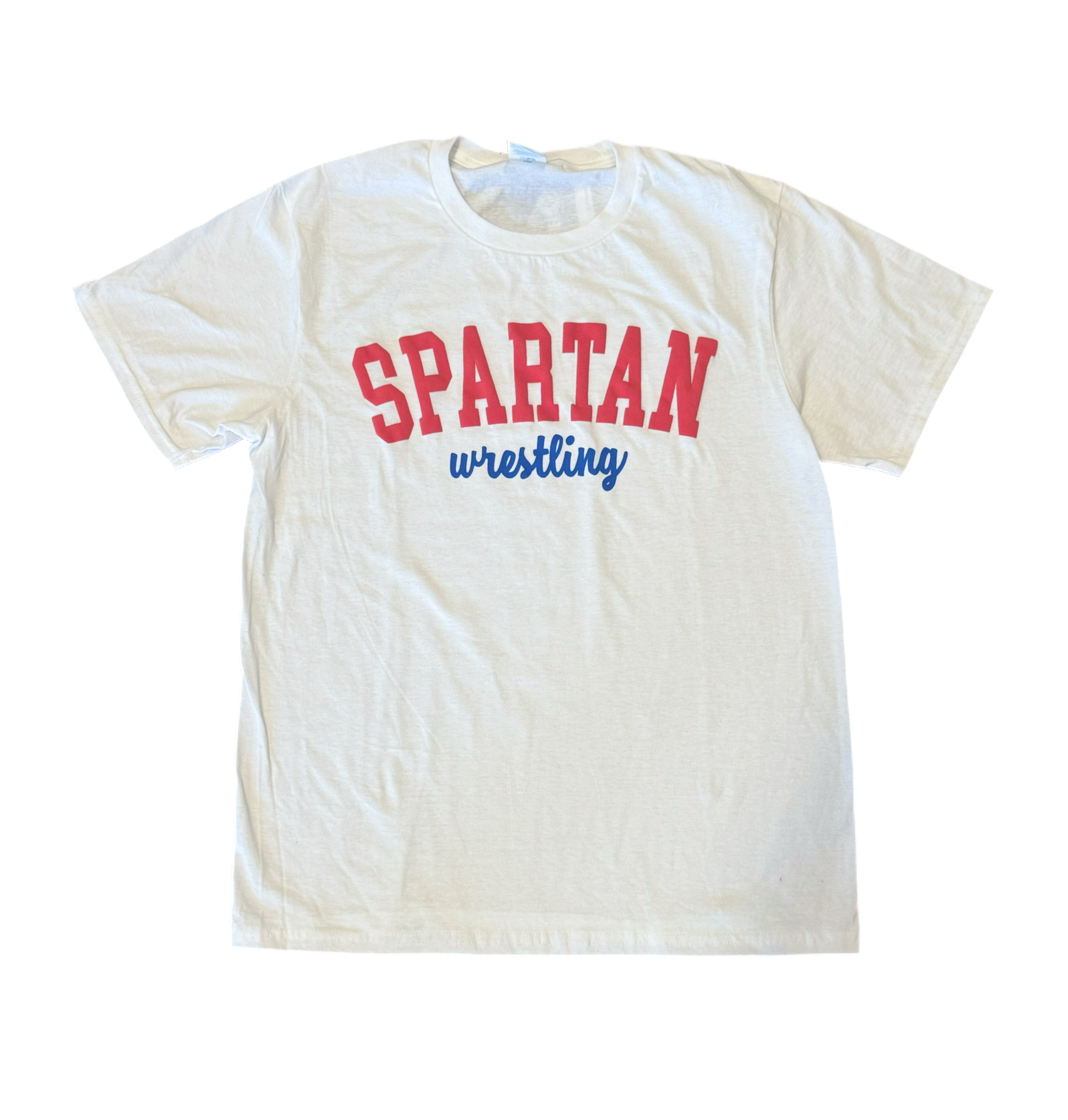 Spartan Wrestling Puff T-Shirt