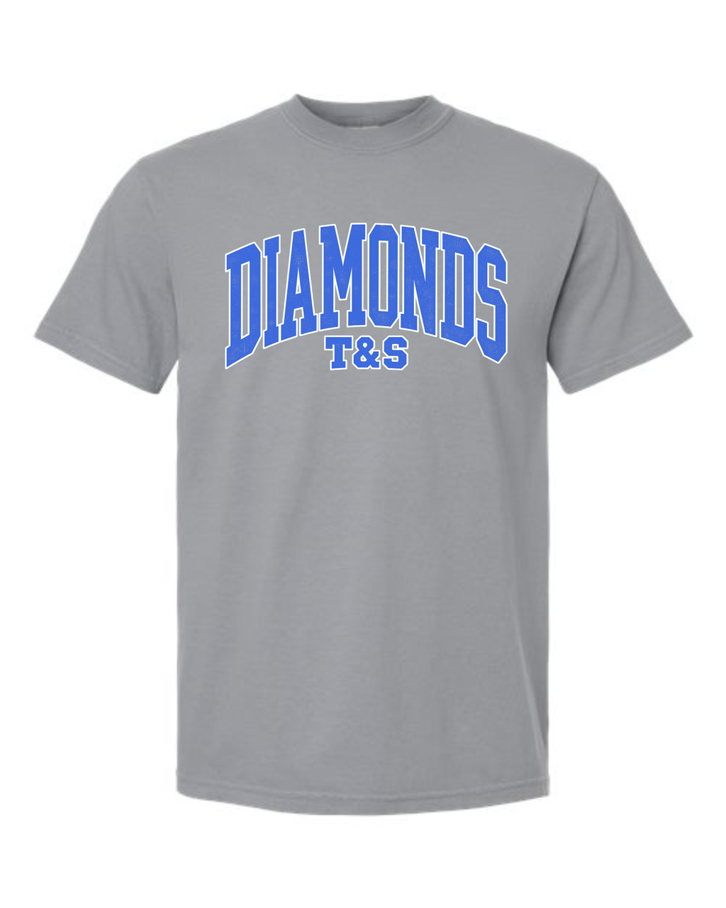 Diamonds Block T-shirts GREY