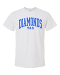 Diamonds Block T-shirts GREY
