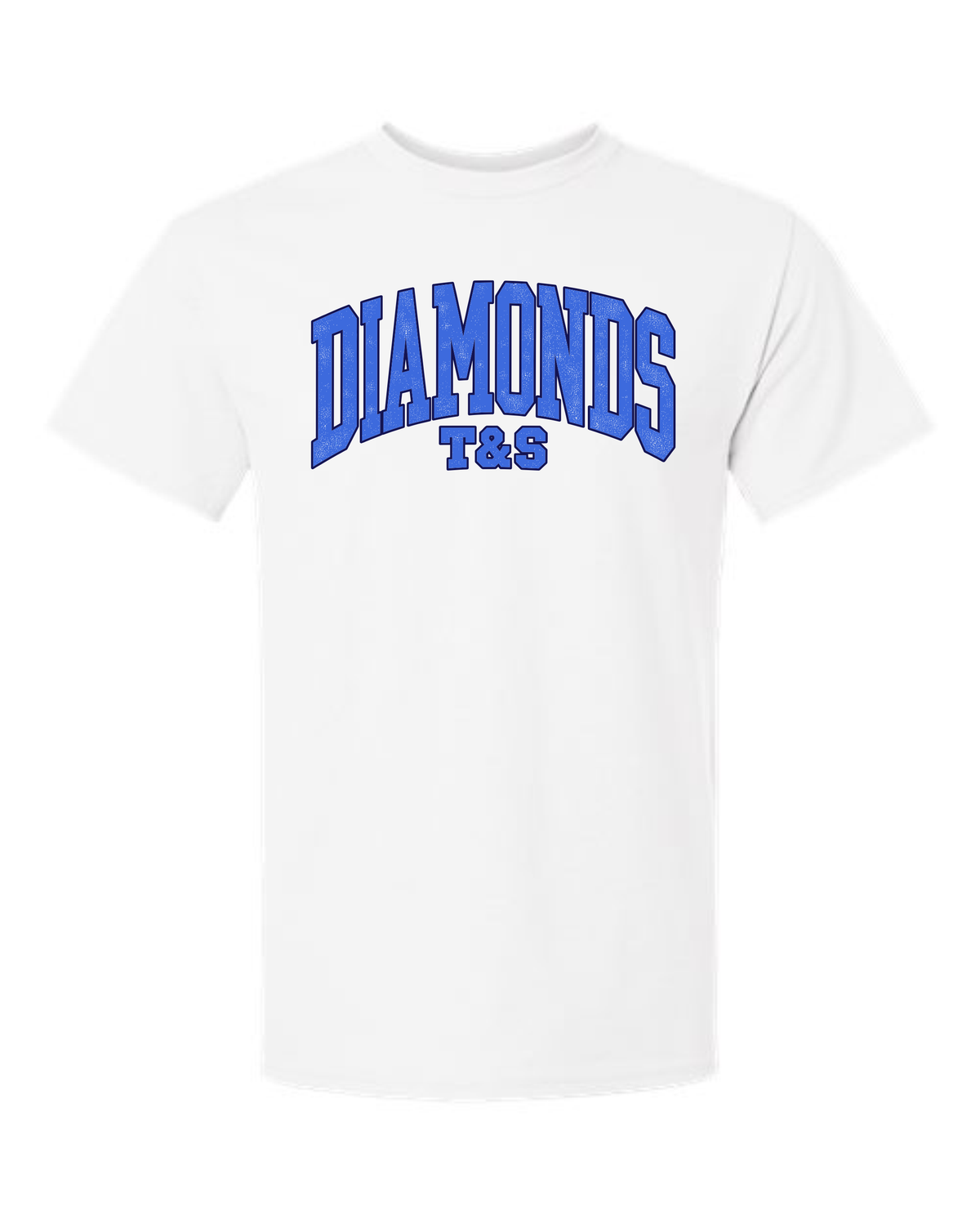 Diamonds Block T-shirts WHITE
