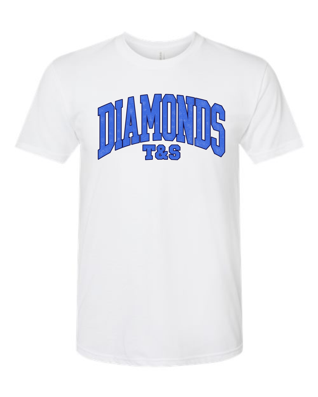 Diamonds Block T-shirts WHITE