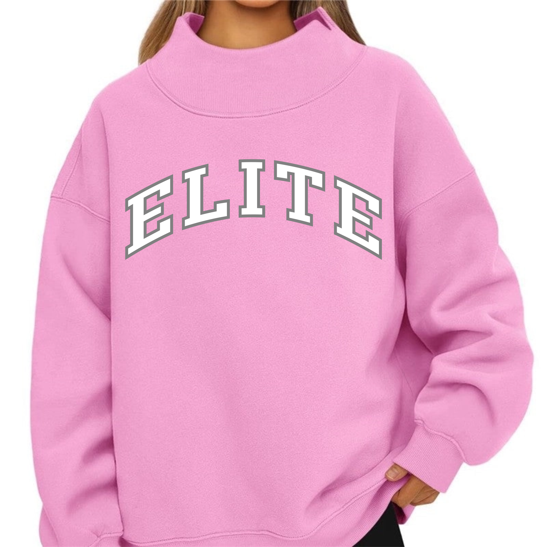 Elite Dance Mock Neck PINK