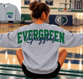 Evergreen Across Back Crew