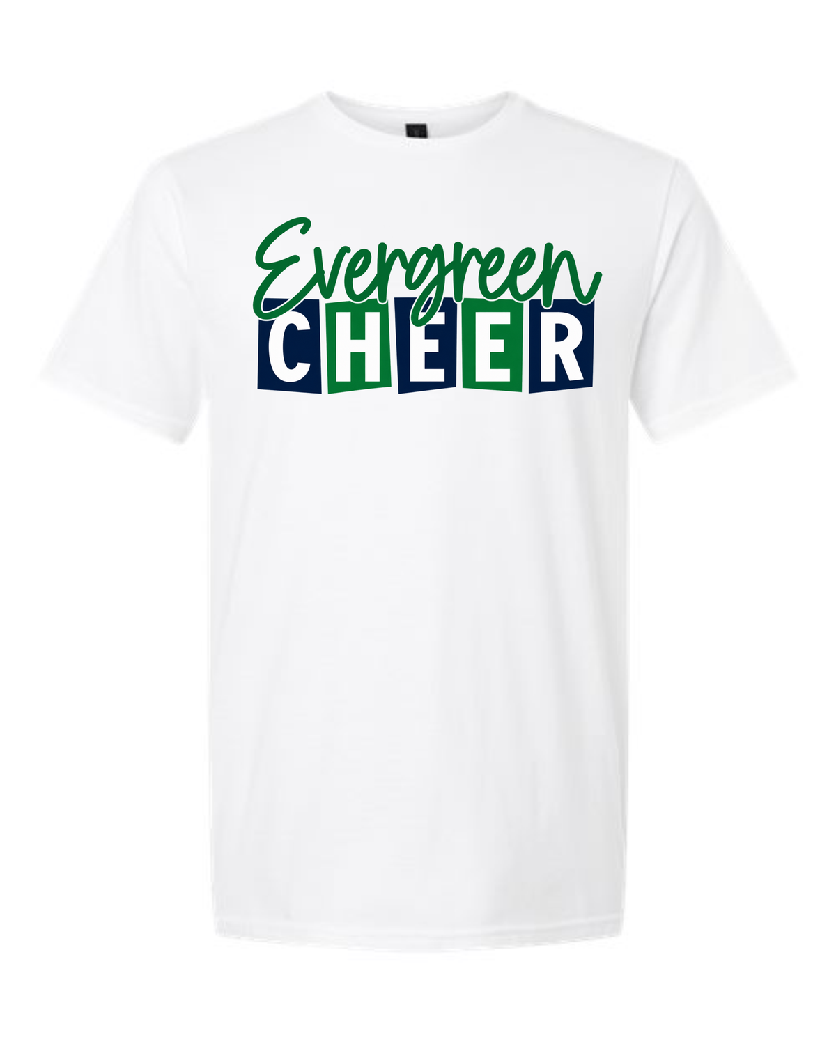 Evergreen Cheer Block Shirts