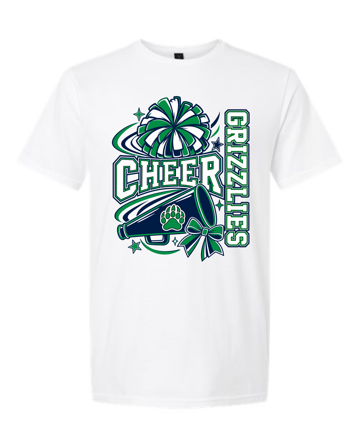 Evergreen Grizzlies Cheer Shirts