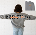 Flame Across Back Comfort Colors Crew