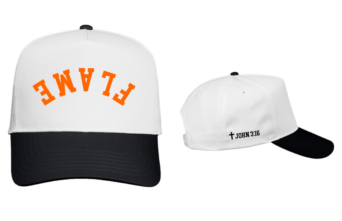 Flame Upside Down Cap