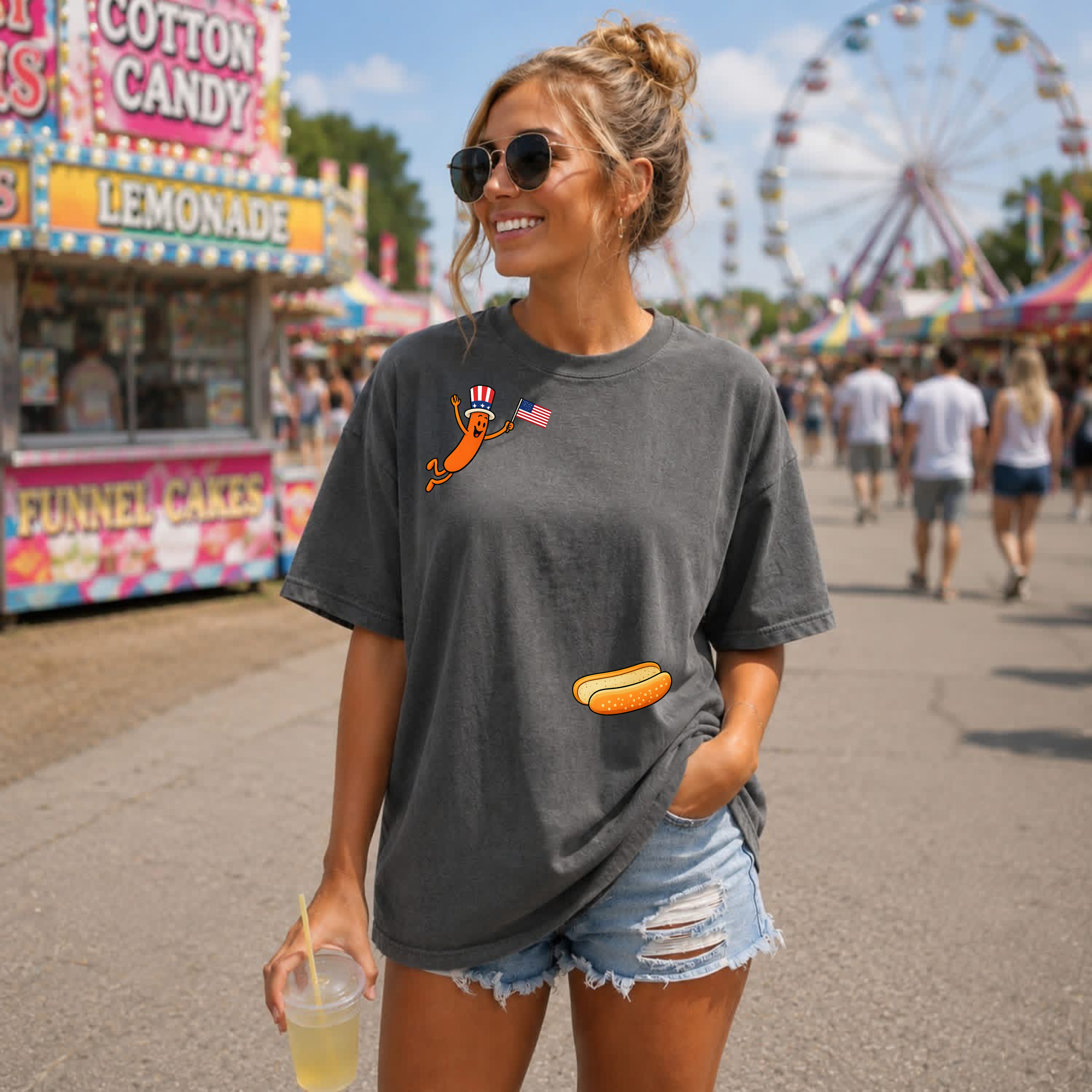 FLASH SALE TEES- Flying Hotdog Pepper