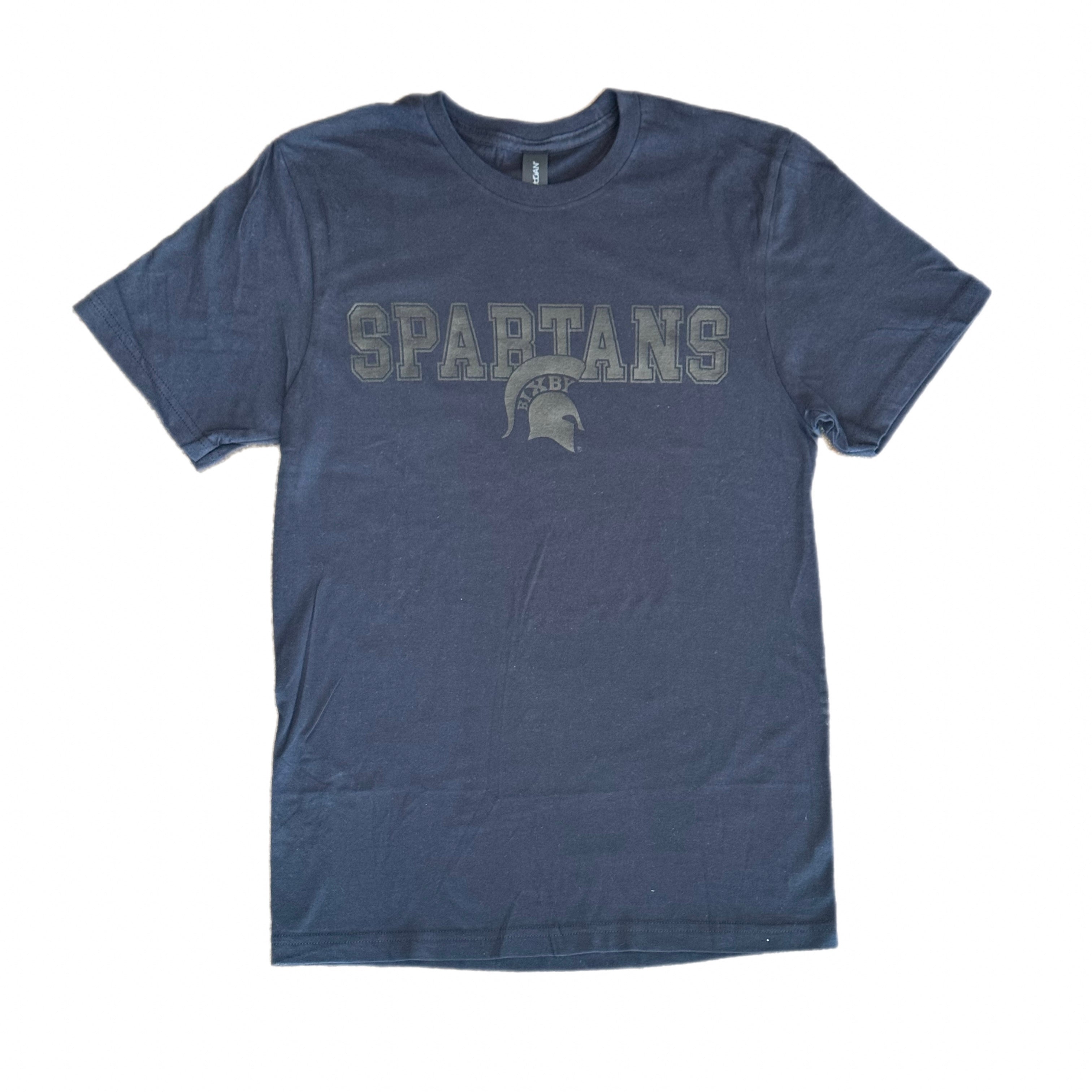 Black Spartans Design Tone on Tone