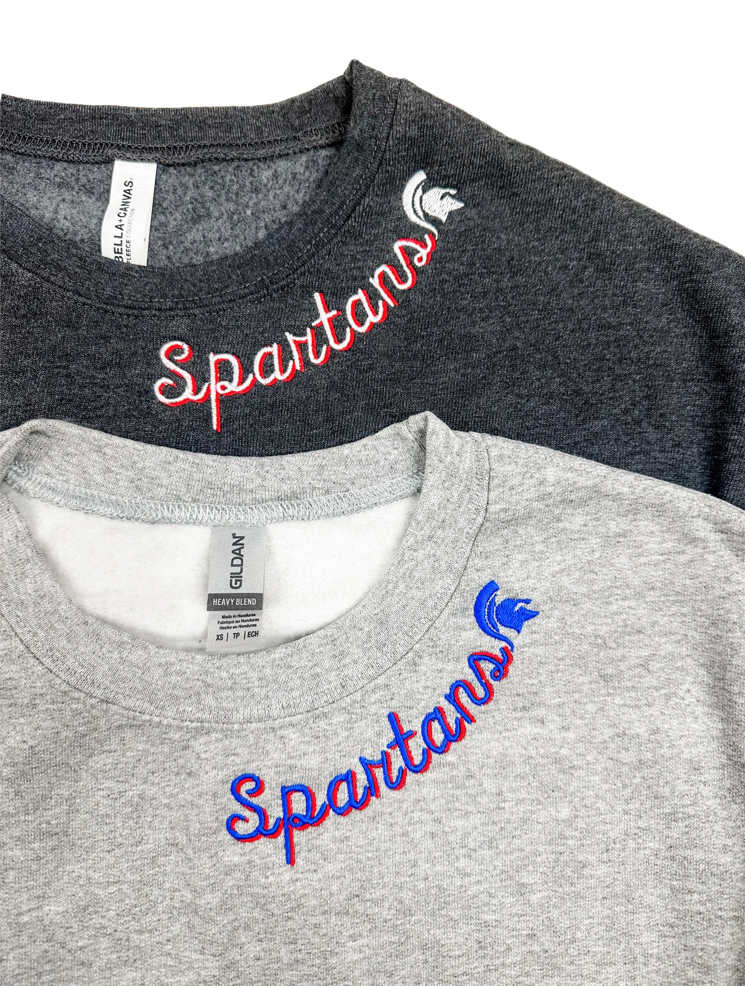 Spartans Collar Embroidered Crew
