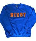 BIXBY Chenille Basketball Letter Crewneck
