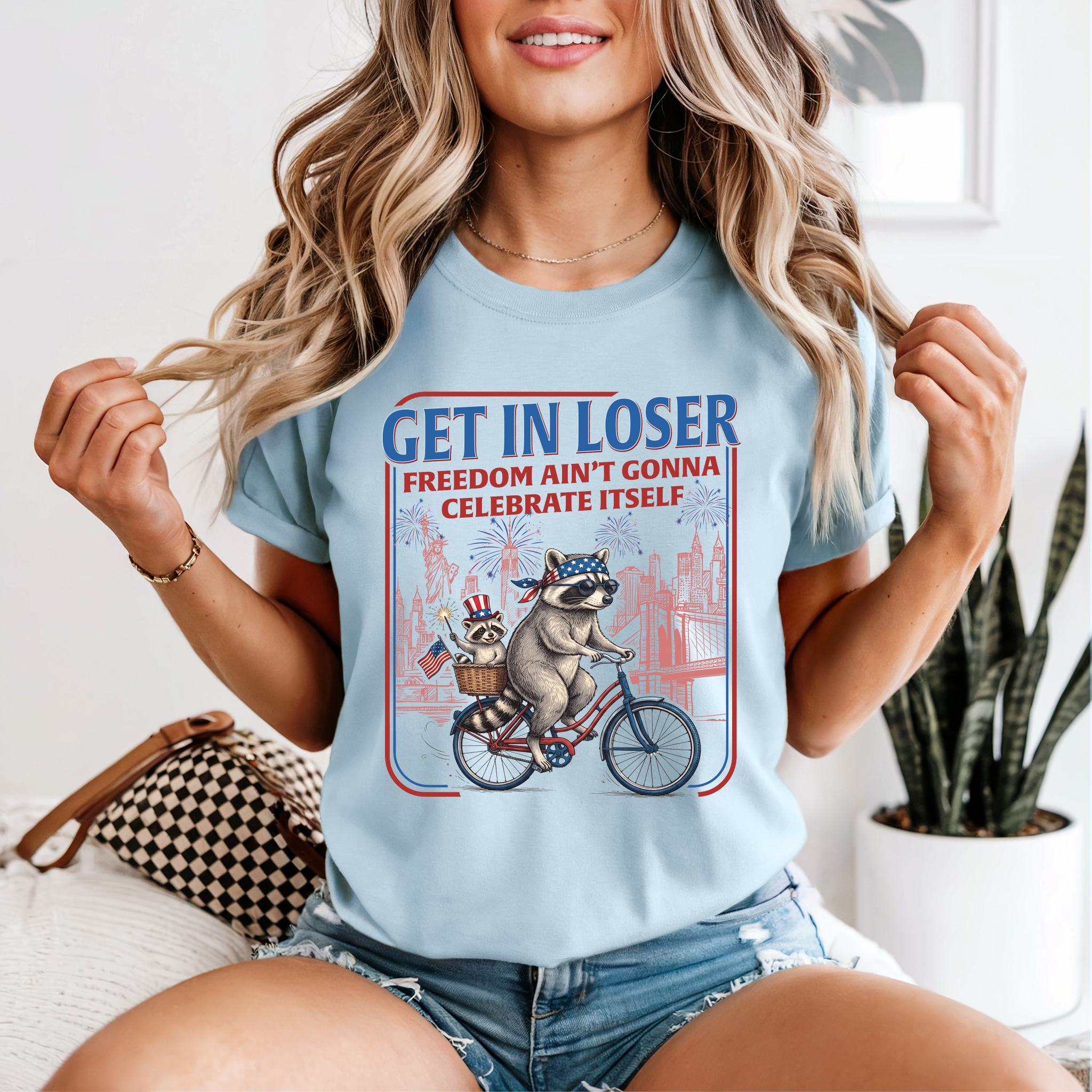 Get in Loser Freedom LIGHT BLUE
