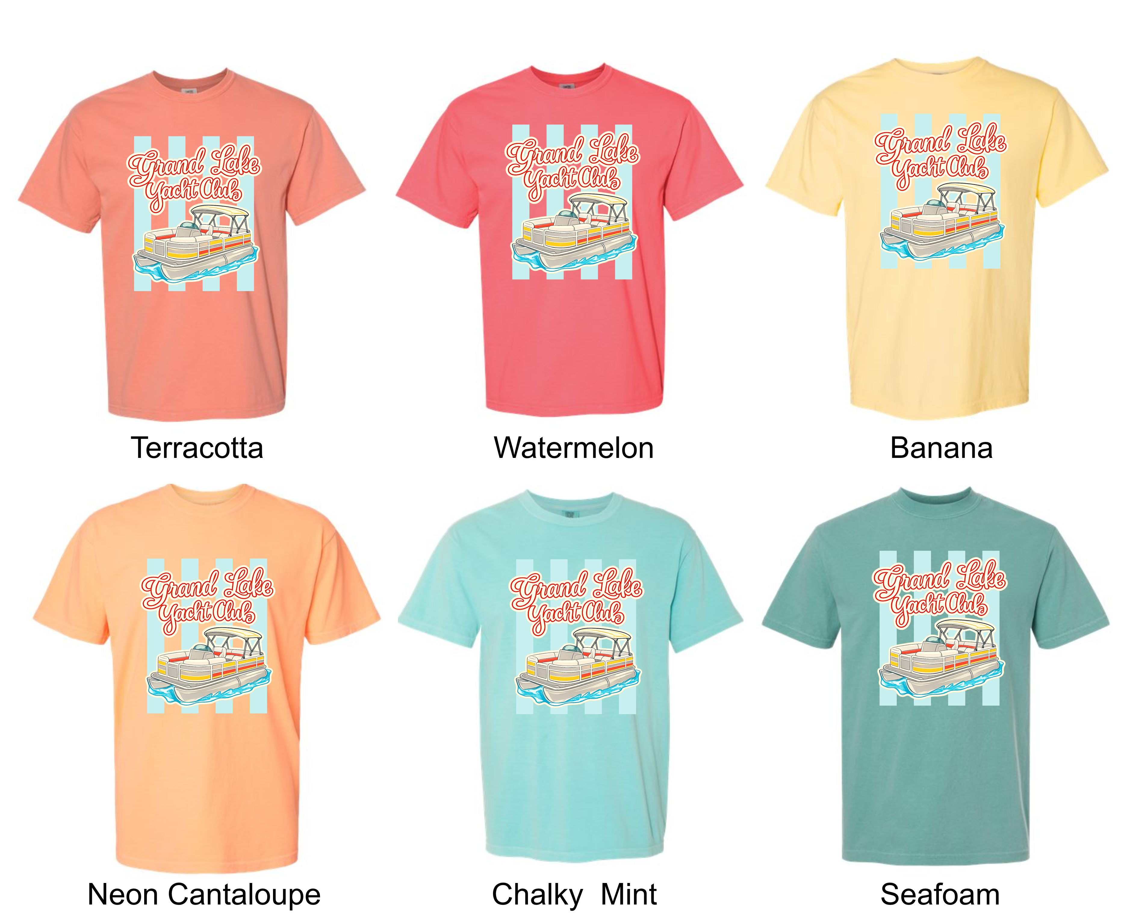 Grand Lake Yacht Club Comfort Color T-Shirts