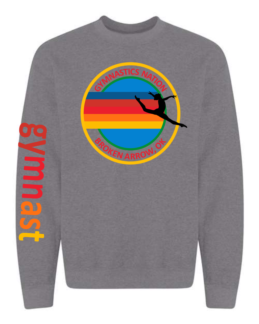 Gymnastics Nation Basic Crew GREY