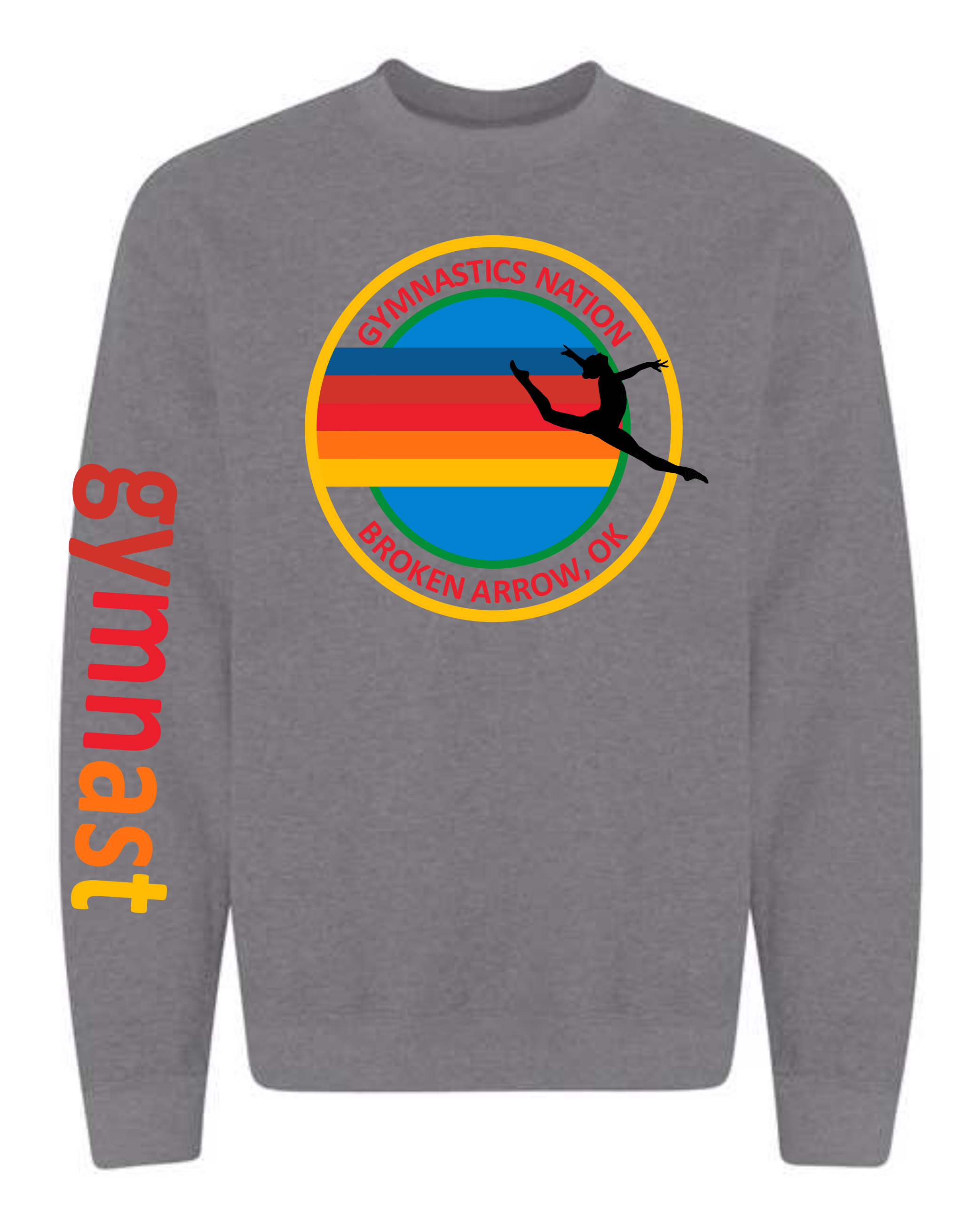 Gymnastics Nation Basic Crew GREY