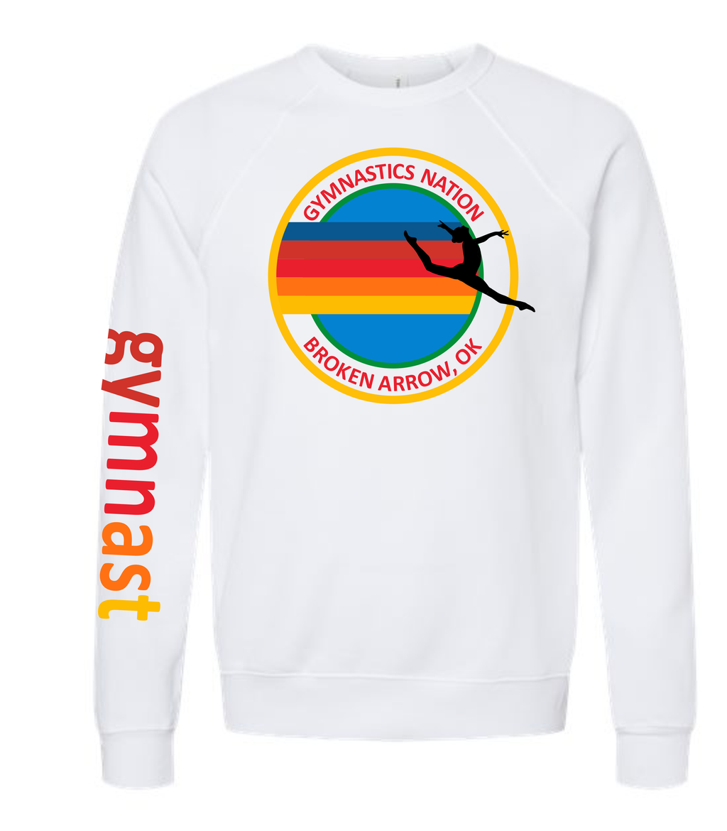 Gymnastics Nation Bella Crew WHITE