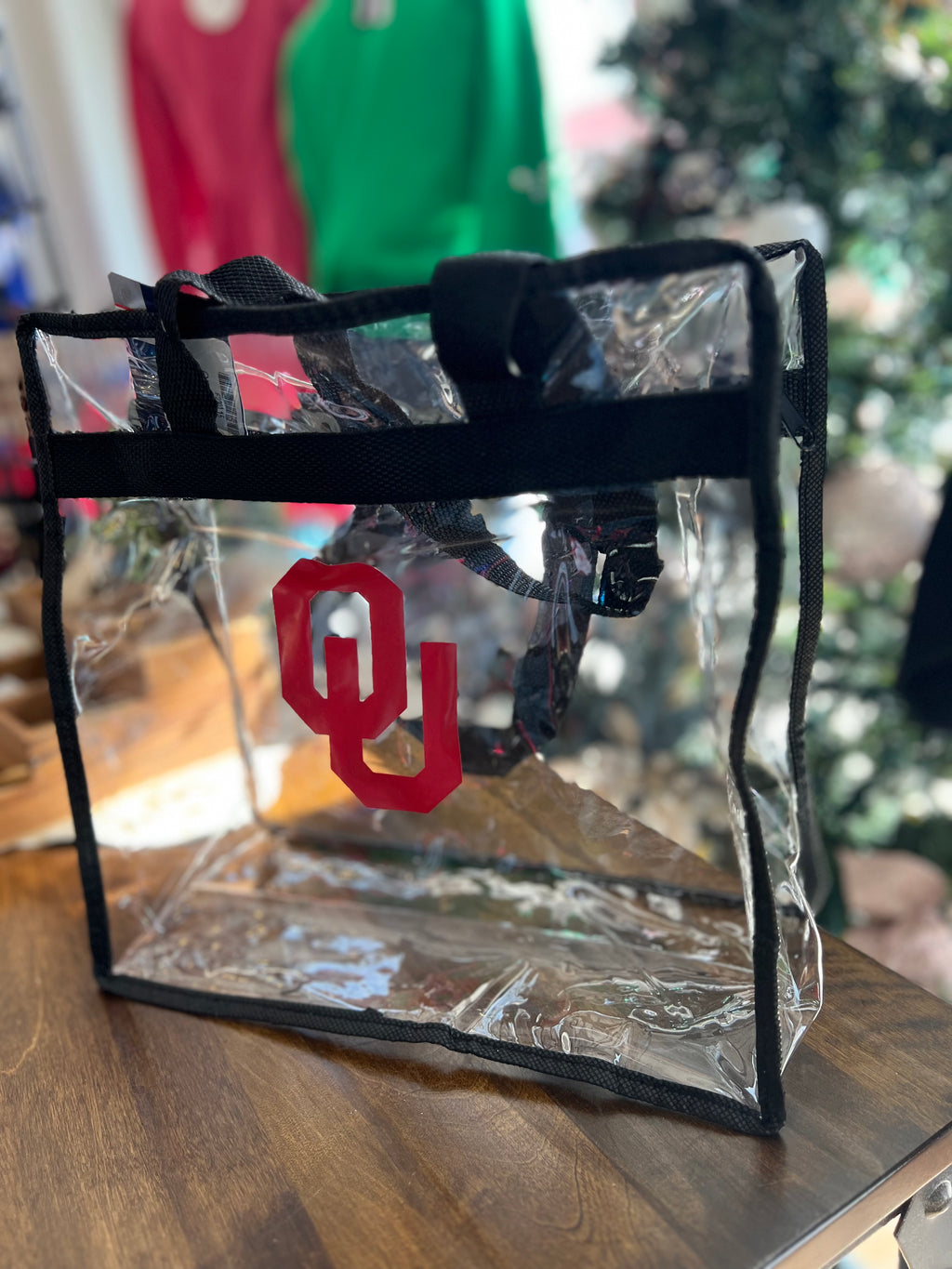 OU Licensed Clear Tote