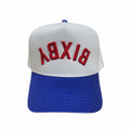 Upside BIXBY Puff Trucker Hat (White/Royal)