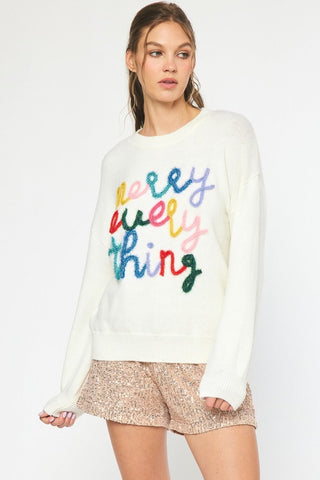 Merry Every Thing Sweater