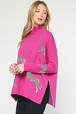 Hot Pink Cheetah Sweater