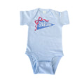 Spartans Gingham Pennant Onesies