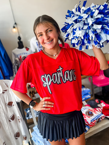 Spartans Sequin Football Jerseys