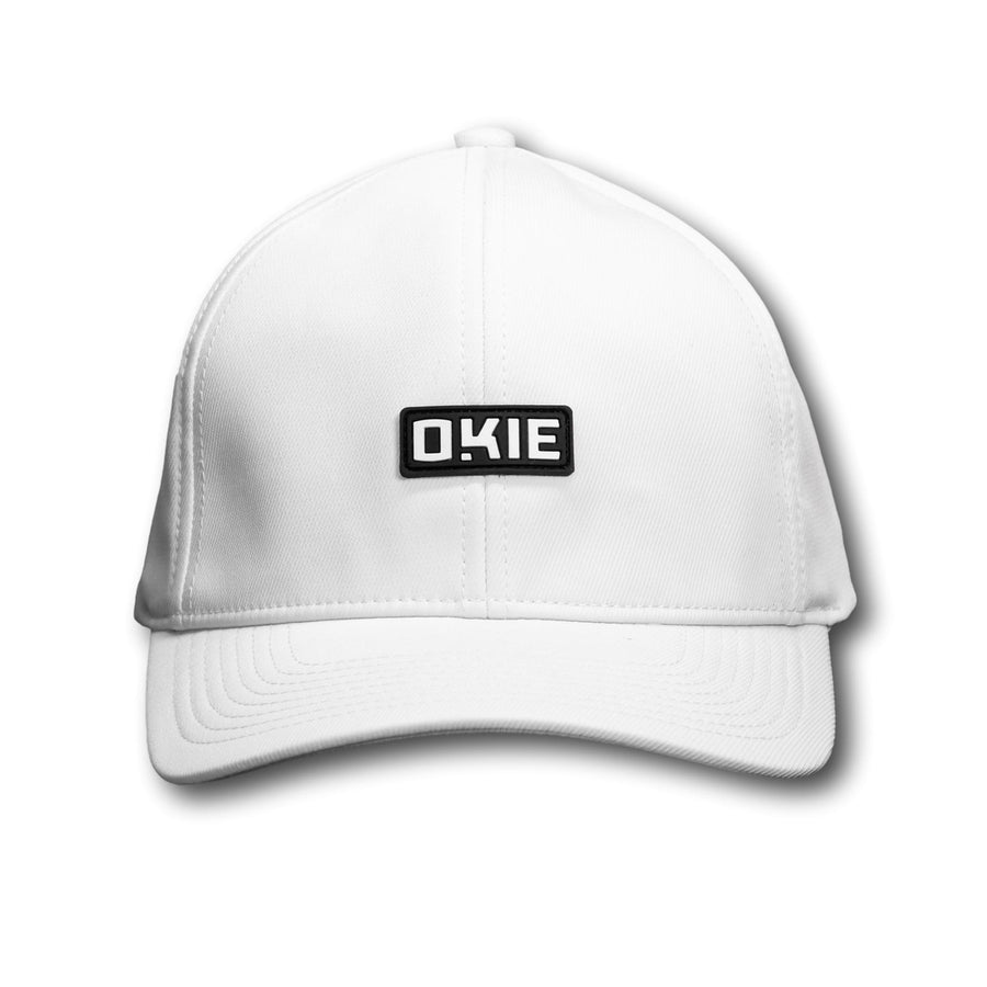 Okie Kinsey Ponytail Hat- White
