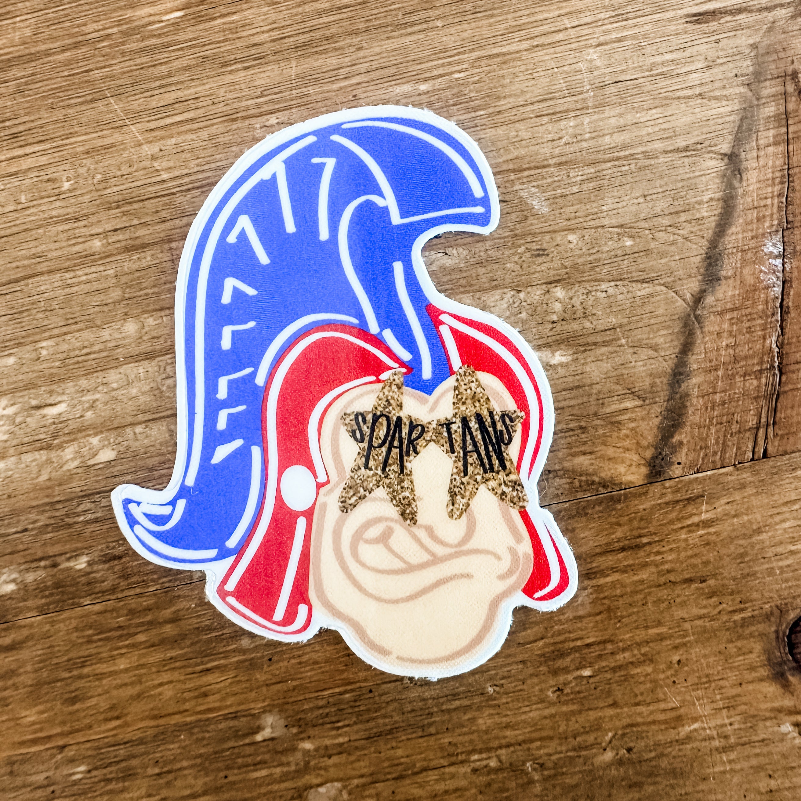 Sparky Spartan Tattoo 2”