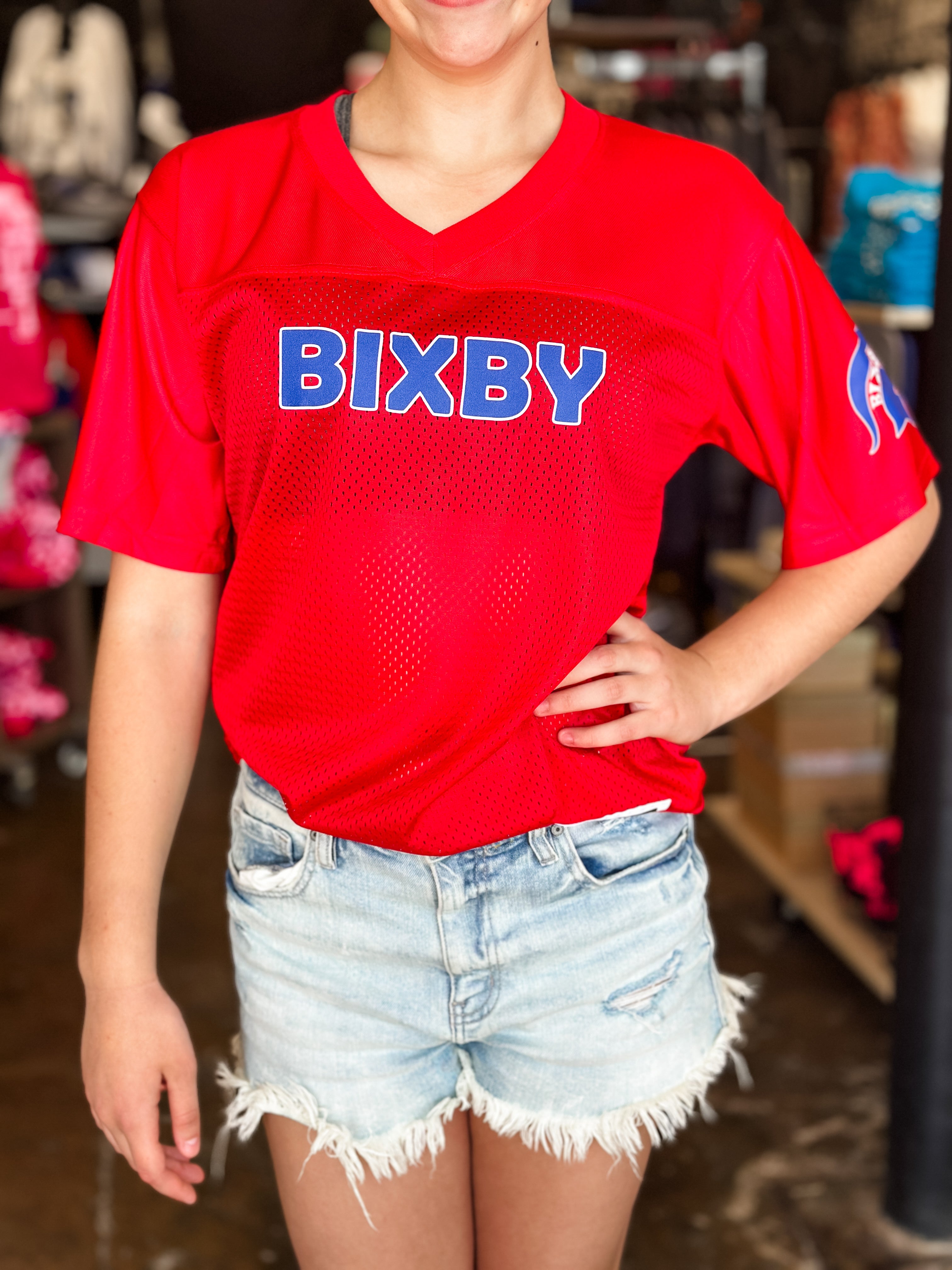 BIXBY Football Fan Jersey RED