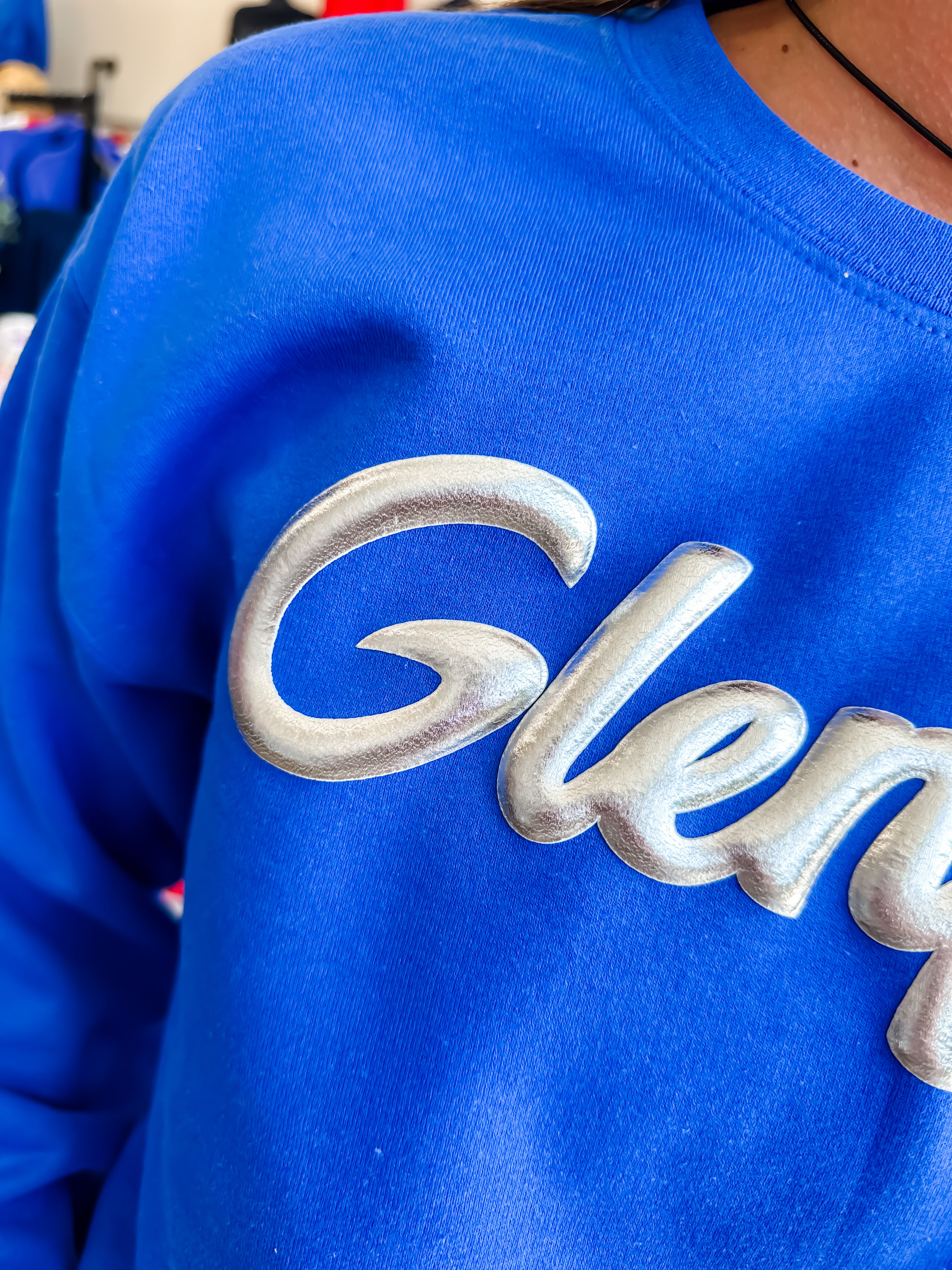 Glenpool Metallic Puff Crew