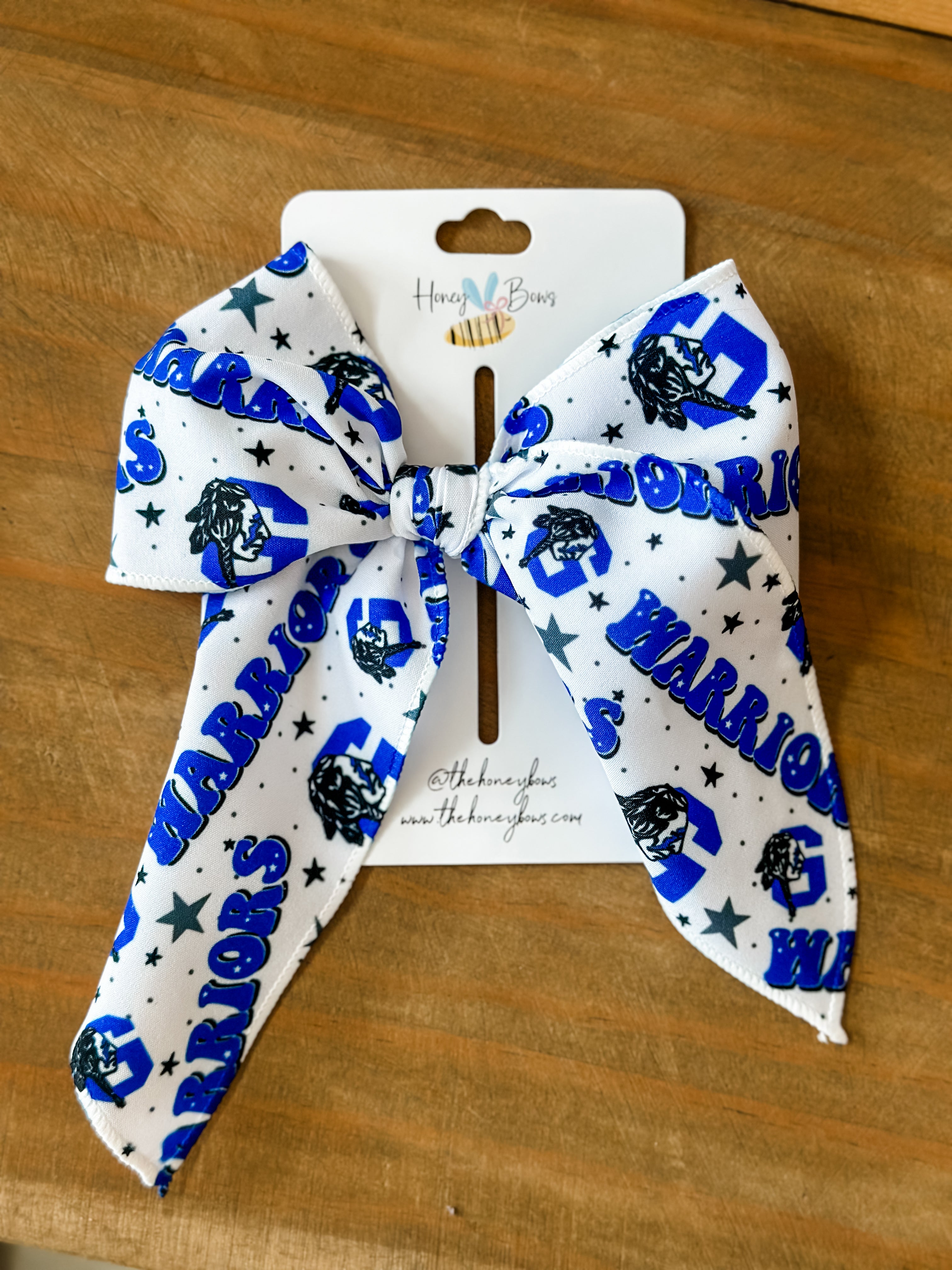 Girls Glenpool Star Large Scarf Bow