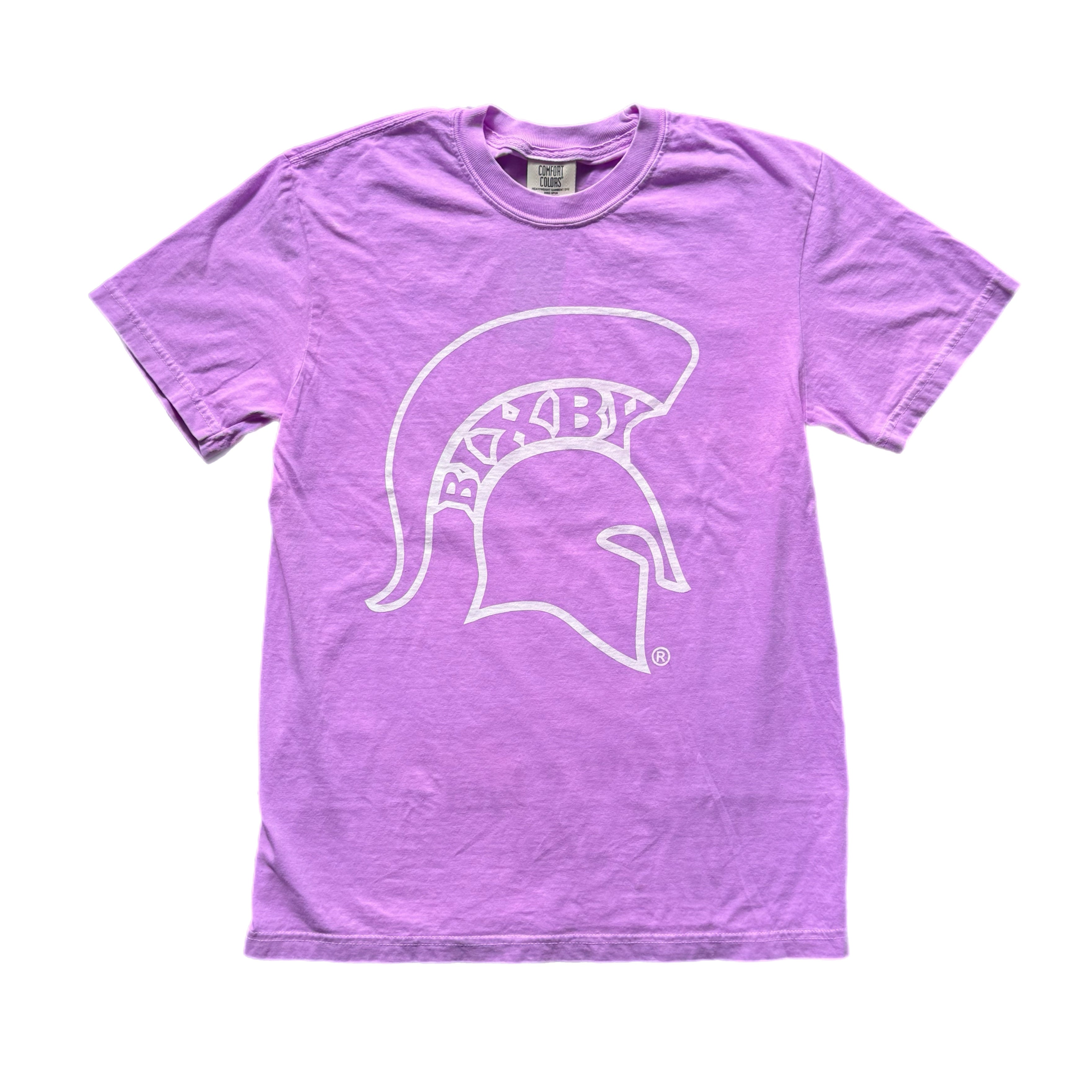 Neon Violet Spartan Ouline