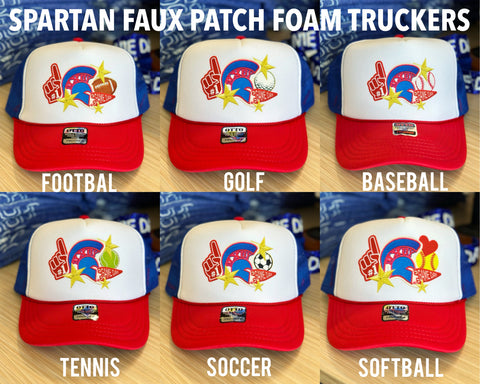 Spartan Sports Faux Patch Foam Trucker