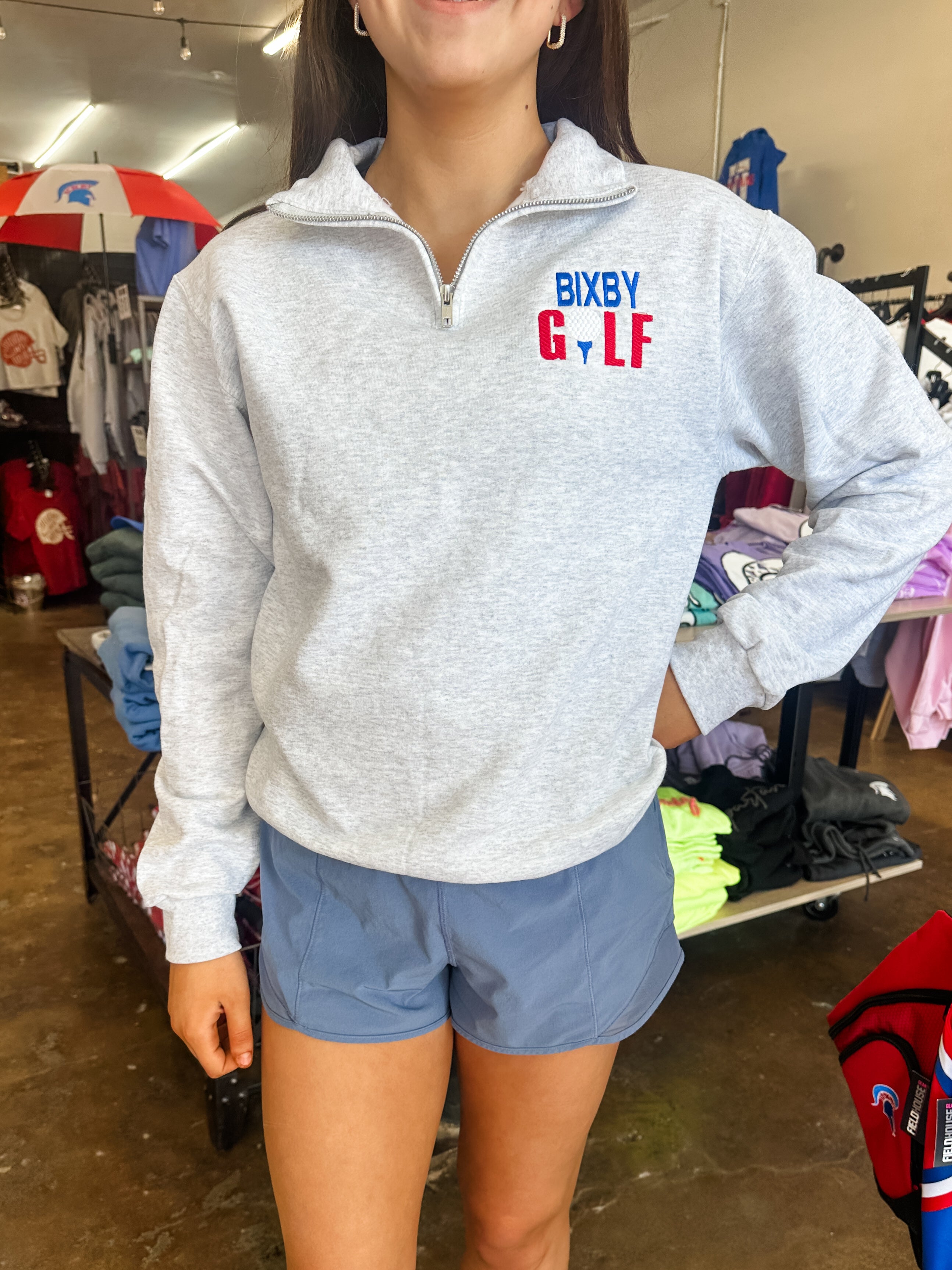 Bixby Golf Quarter Zip Sweatshirt