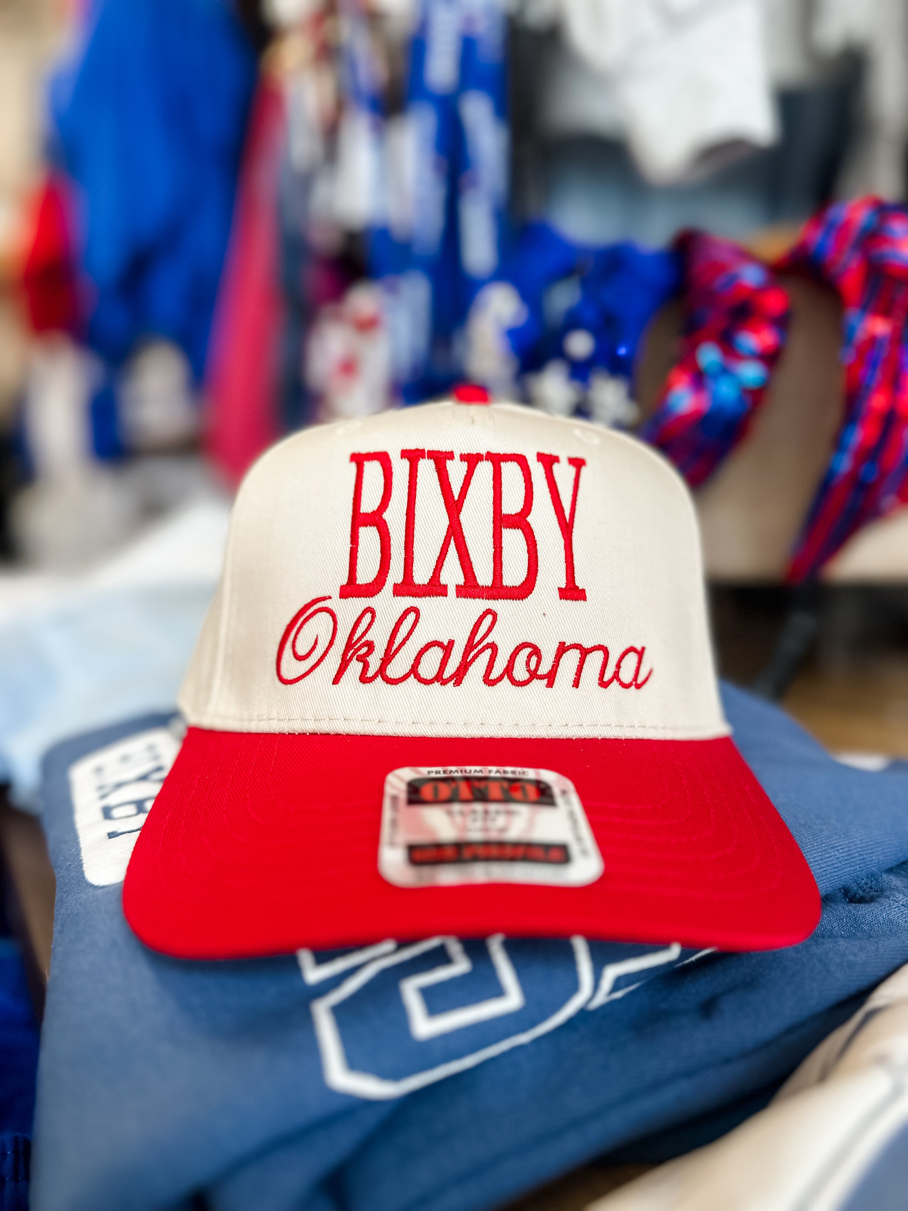 BIXBY OK Trucker Hat (Natl/Red)