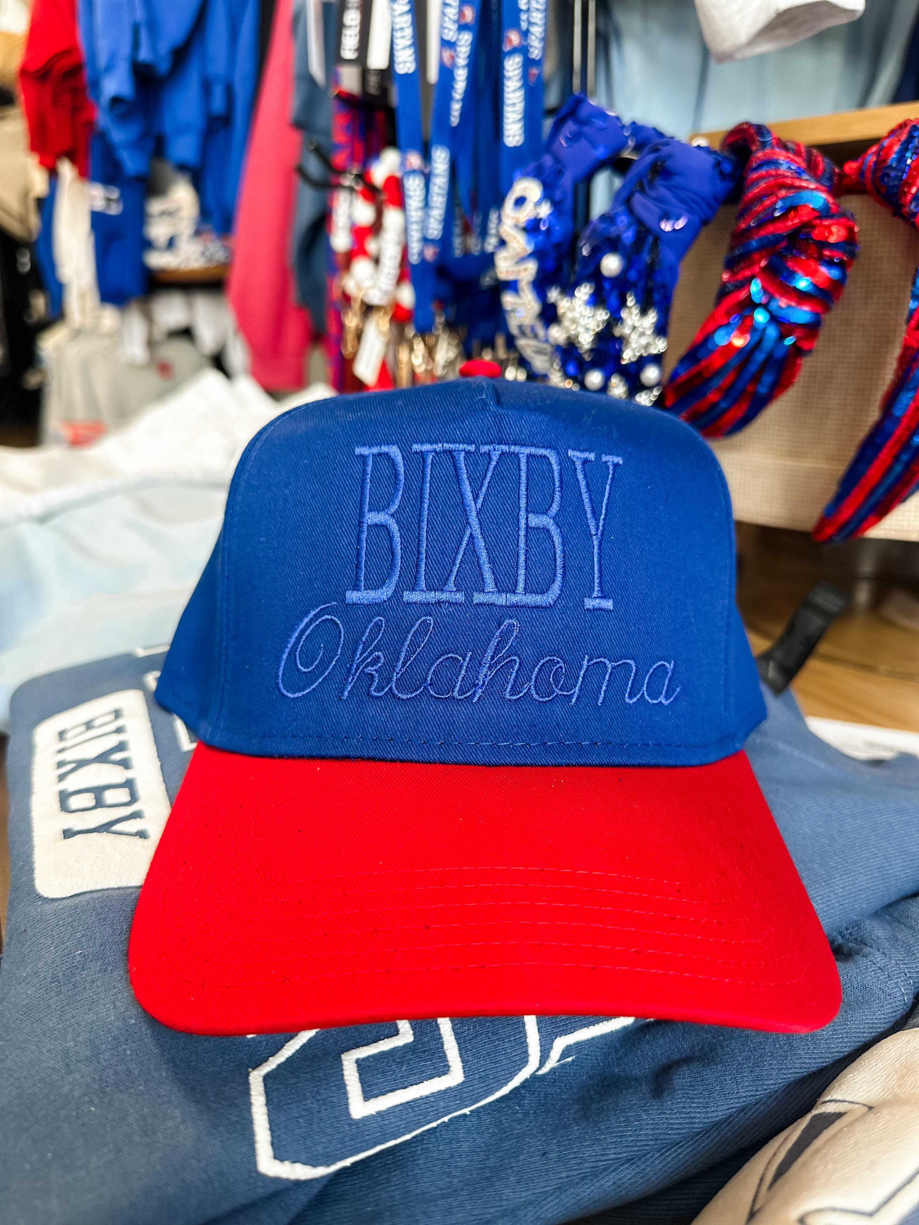 BIXBY OK Trucker Hat (Royal/Royal)