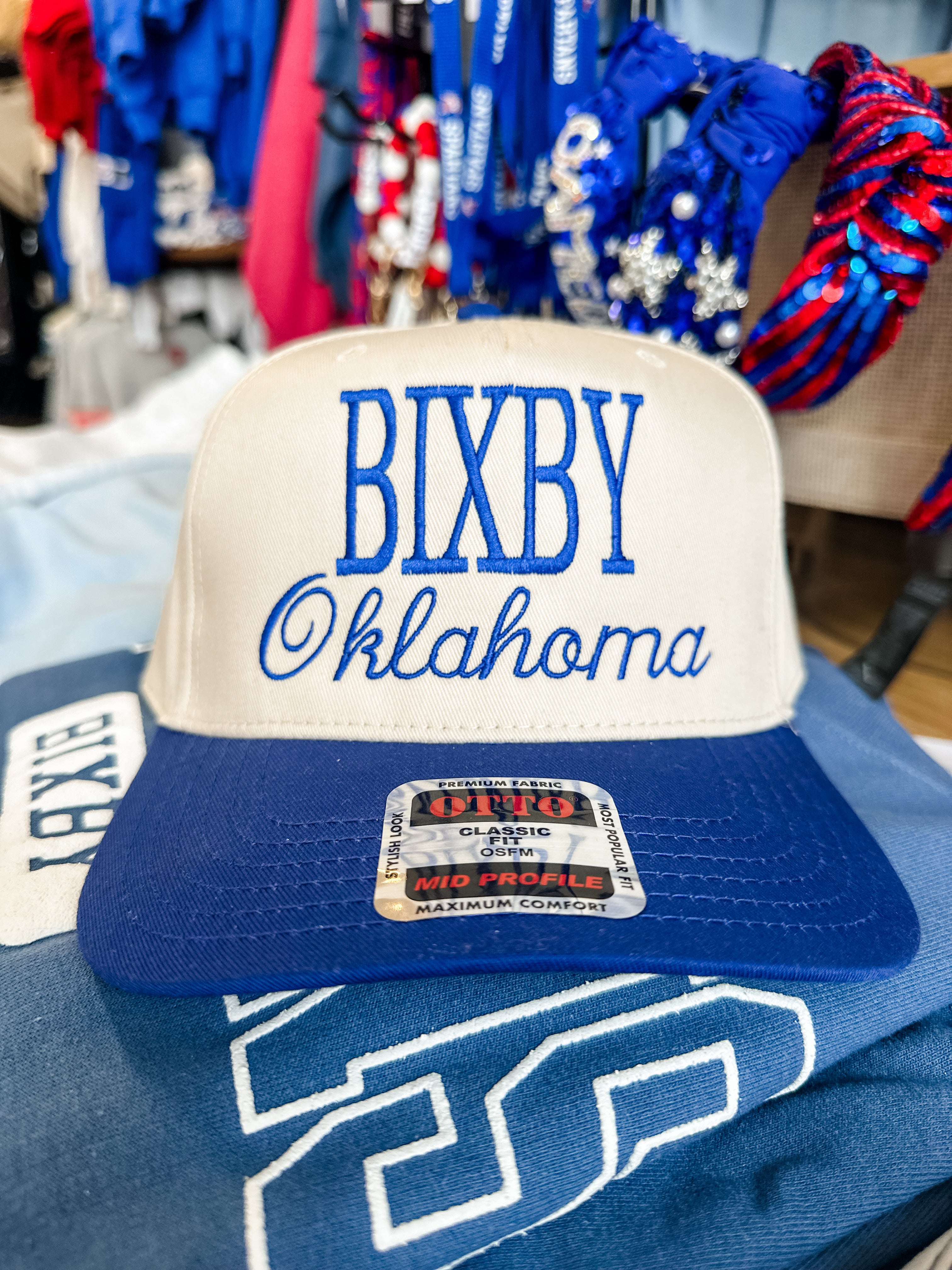 BIXBY OK Trucker Hat (Natl/Royal)