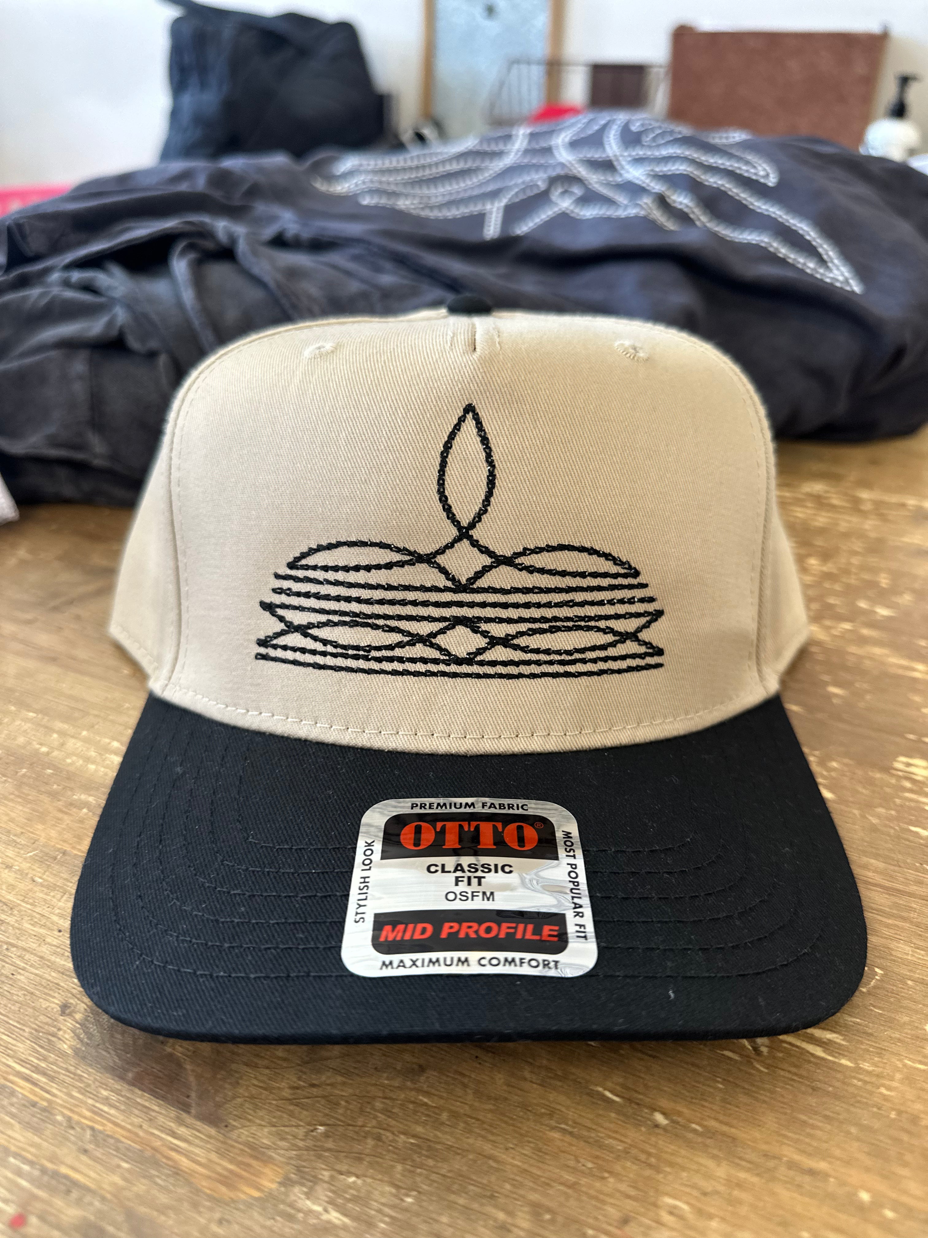 Boot Stitch Structured Hats