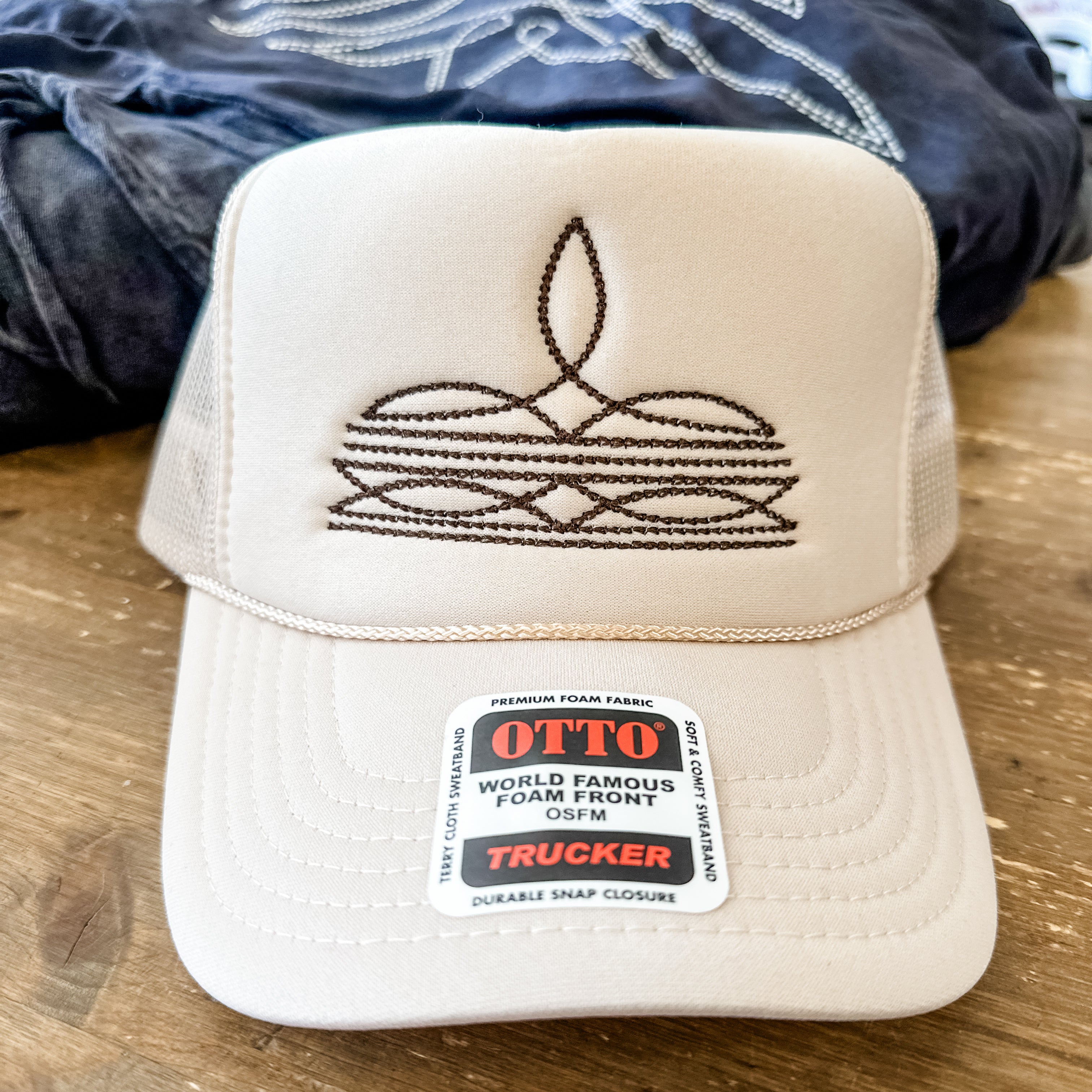 Boot Stitch Foam Hat