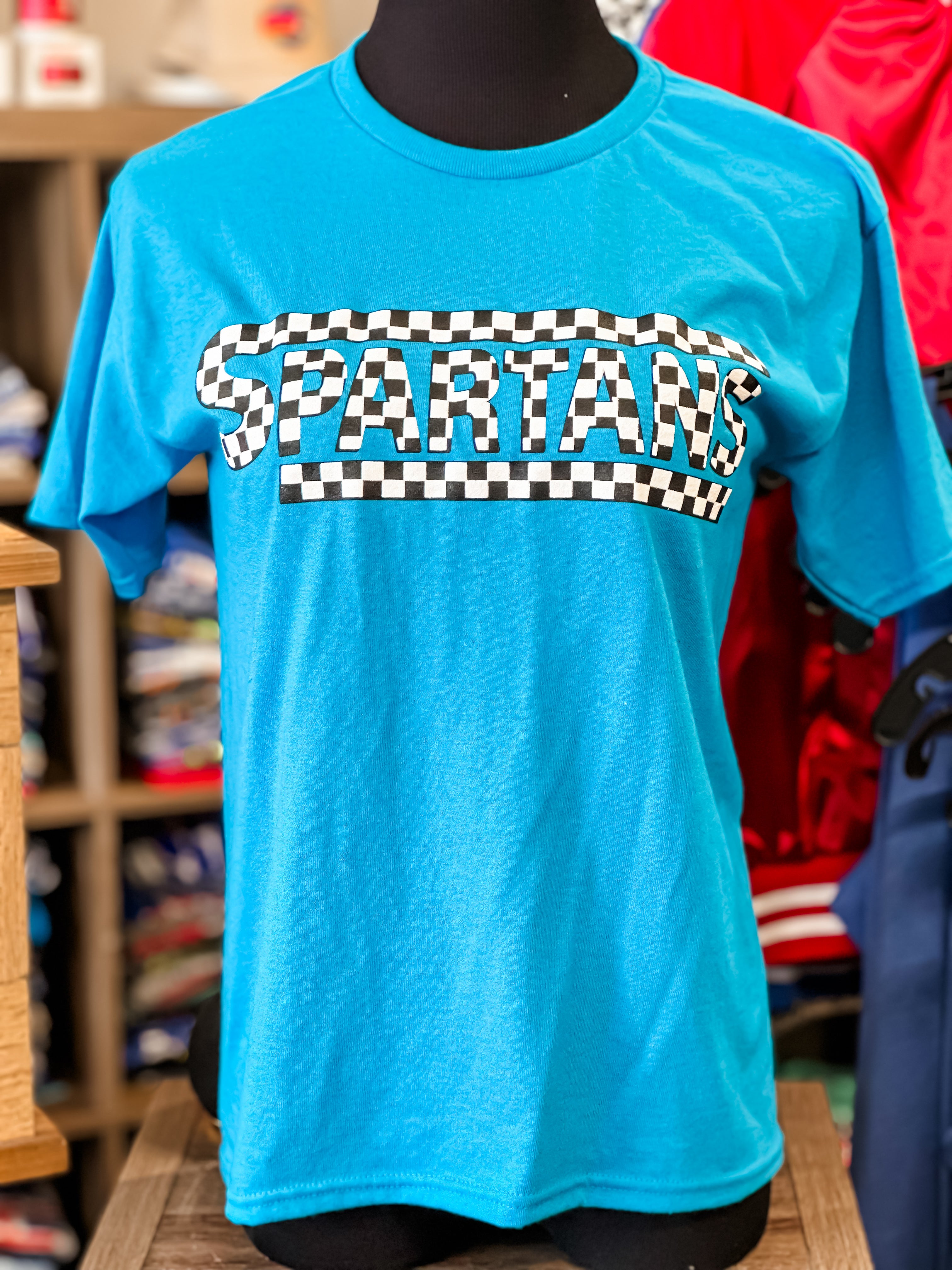 Spartans Checker BLUE