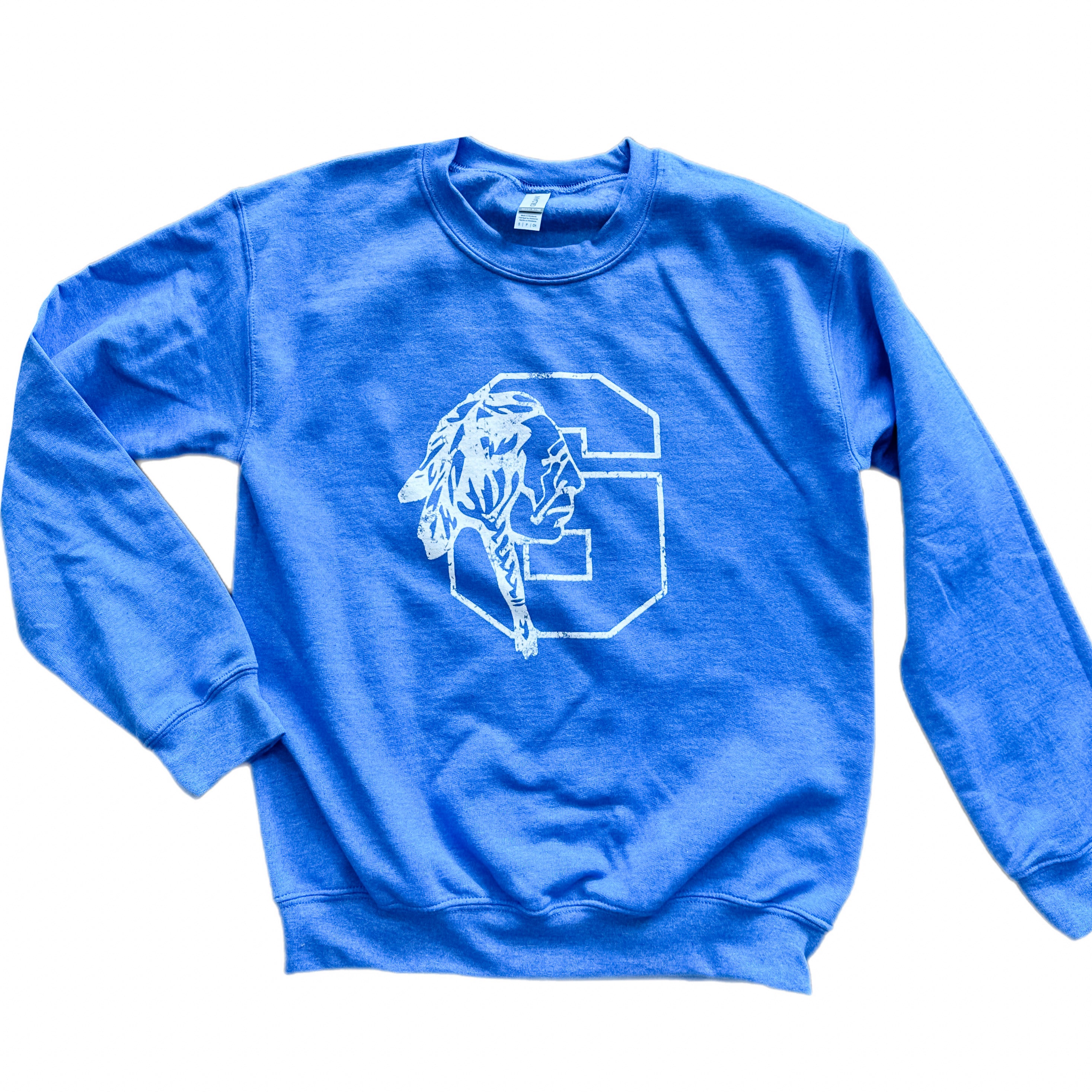 Glenpool Warrior Heather Crewneck