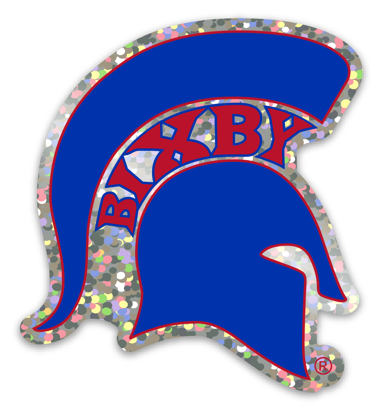 Spartan Holographic Sticker