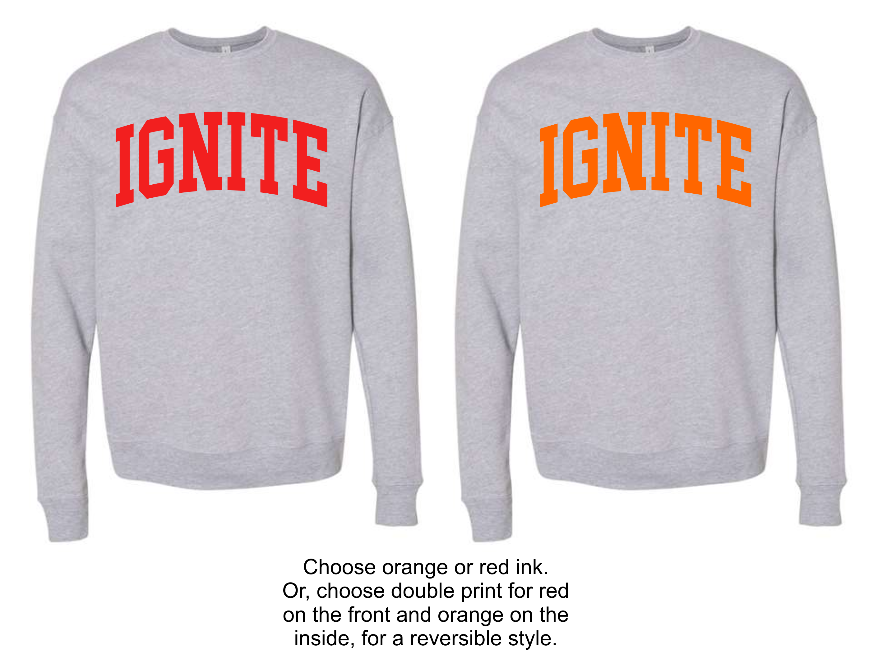 Ignite Bella Crews ATHLETIC GREY